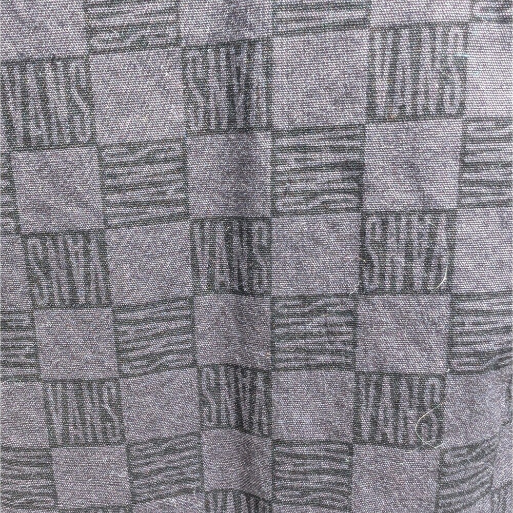 Vans Shirt Boys Size Large Gray Black Plaid Short Sleeve Button Up Pocket Skater - Picture 6 of 12